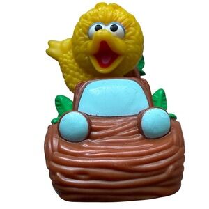 2012 Hasbro Sesame Street Workshop Big Bird Car with Rolling Wheels